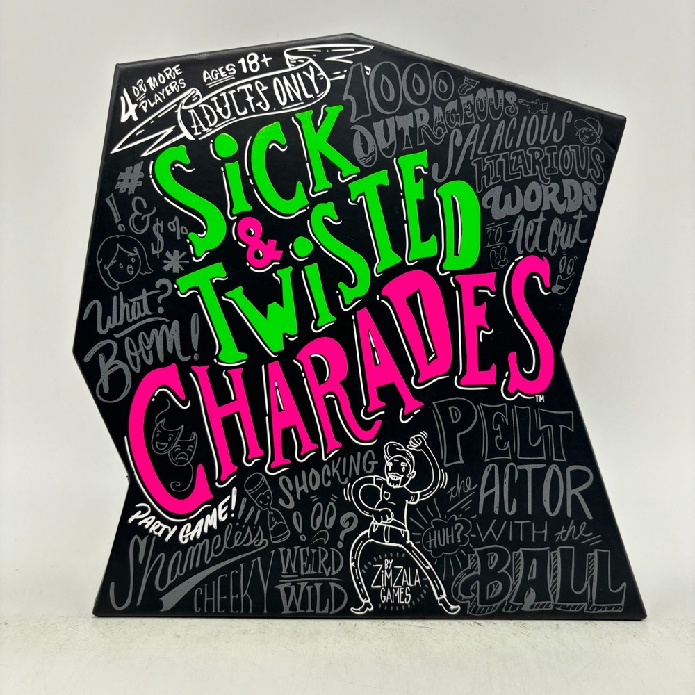 Sick and Twisted Charades Game SEALED Wonder Forge 2017 Party Family
